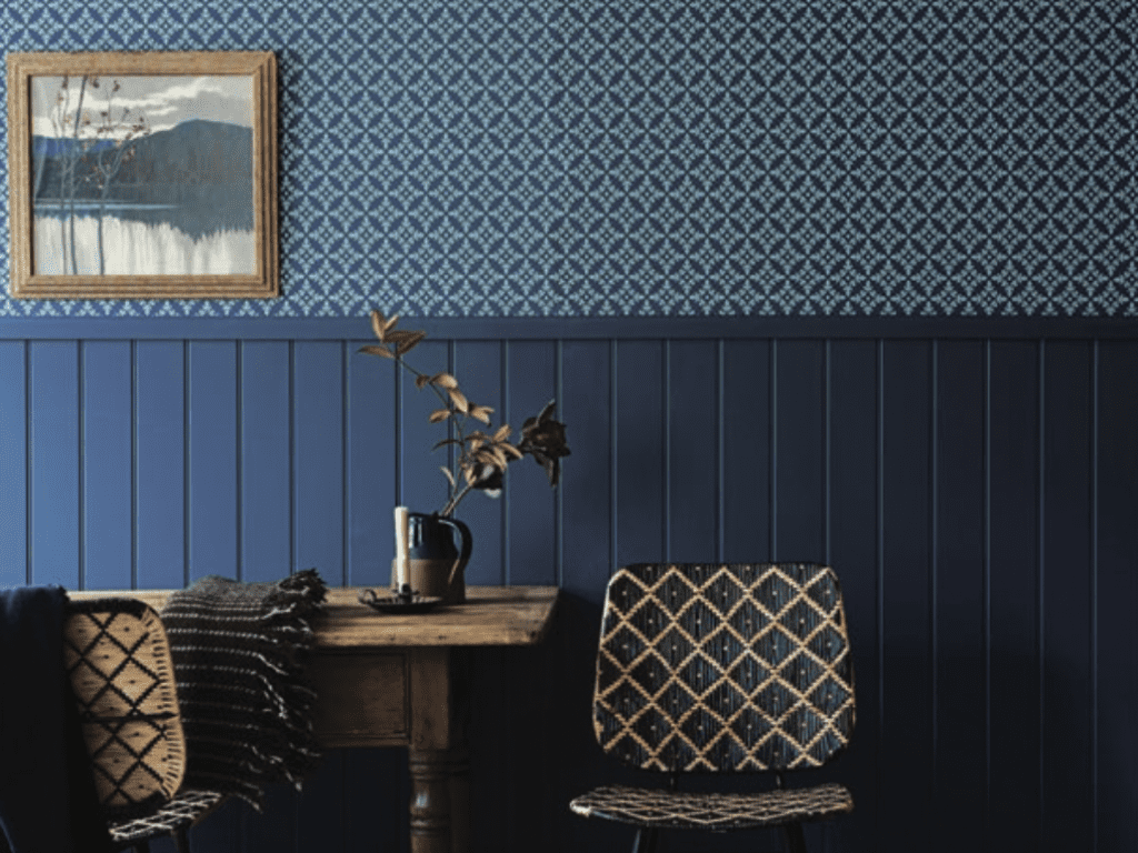Farrow & Ball’s The Purnon Papers in Achard. 
