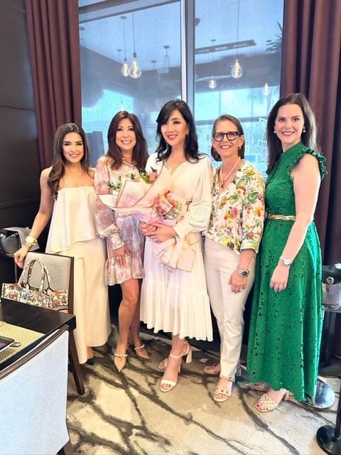 Sneha Merchant, Heidi Rockecharlie, Dr. Alice Mao Brams, Elizabeth DeLuca, Ann Ayre at Zanti (Courtesy photo)
