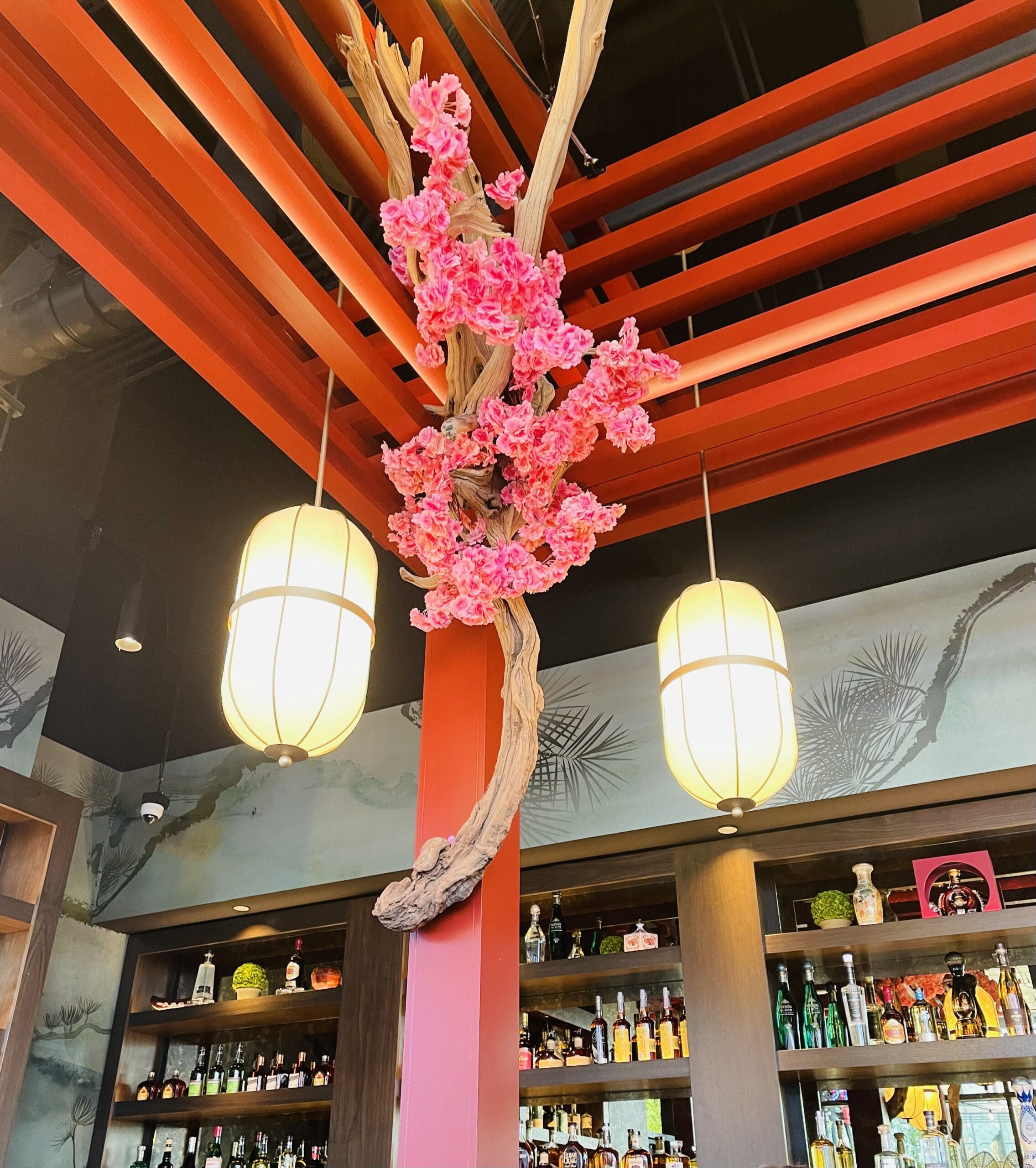 Design details in the main bar at Soy Cowboy