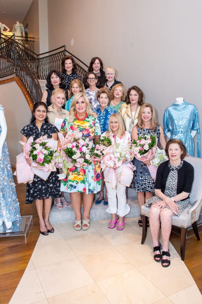 The Women of Distinction honorees and nominators at the Crohn's & Colitis Winter Ball reveal at Elizabeth Anthony (Photo by Jacob Power)