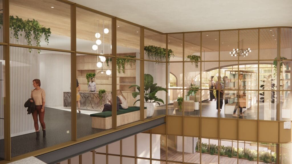 An original rendering of Austin-based Alive and Well in The Terminal.