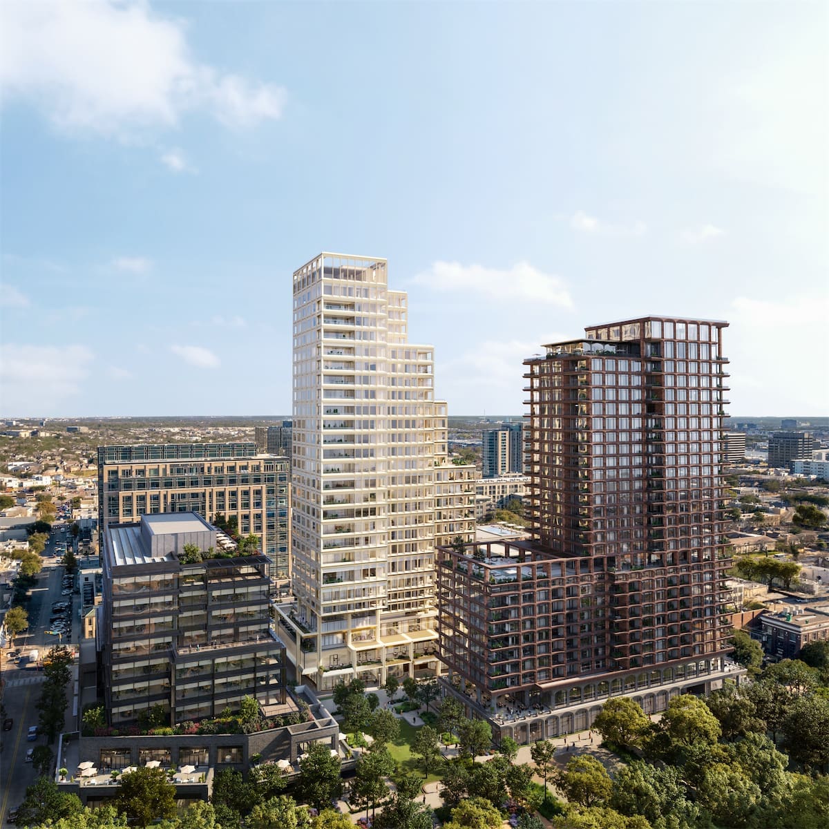 A rendering of the new Knox development (courtesy of Woods Bagot)