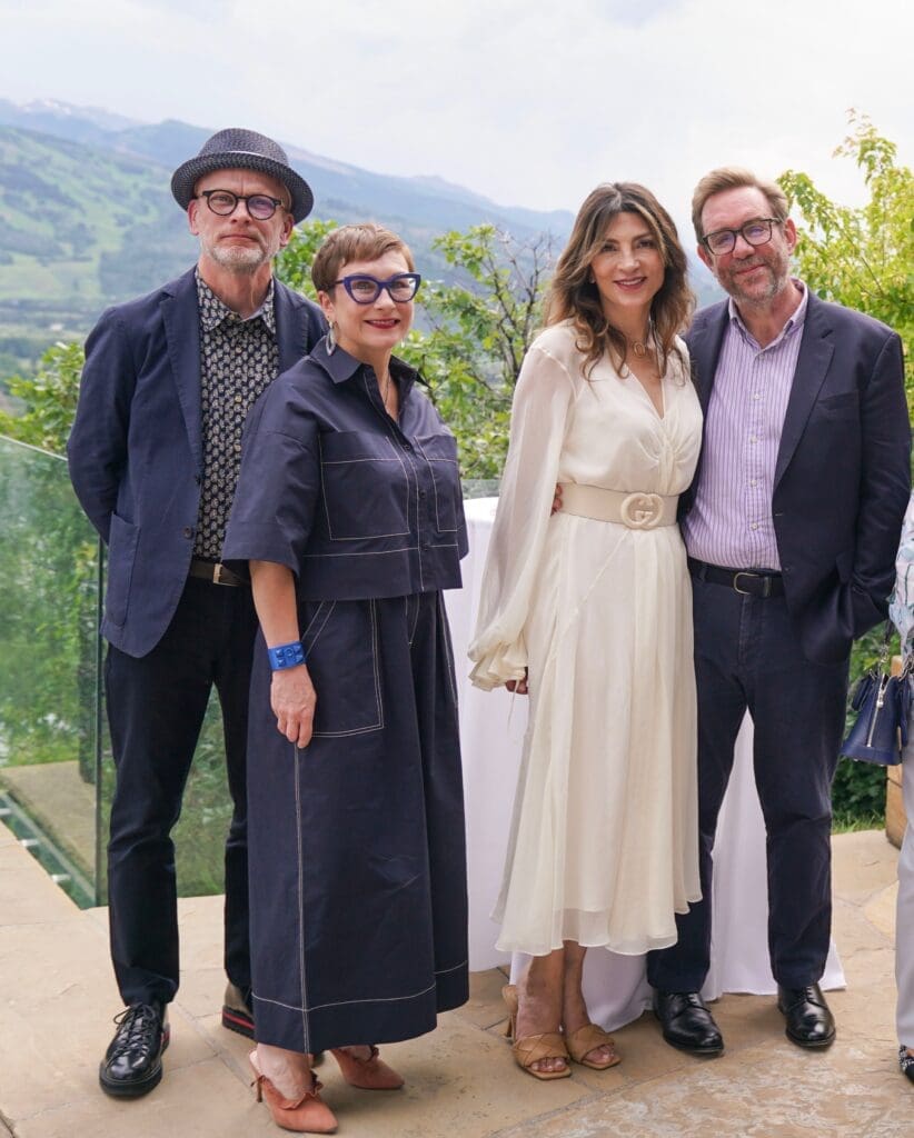 Andrew Futreal, Jennifer McQuade, Katy Rezvani, Richard Skinner at MD Anderson Cancer Center events in Aspen