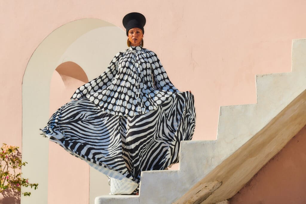 'The Lion King' inspired fashion by Balmain in partnership with Disney in celebration of the 30th anniversary of the film. (Photo by Joel Anderson)