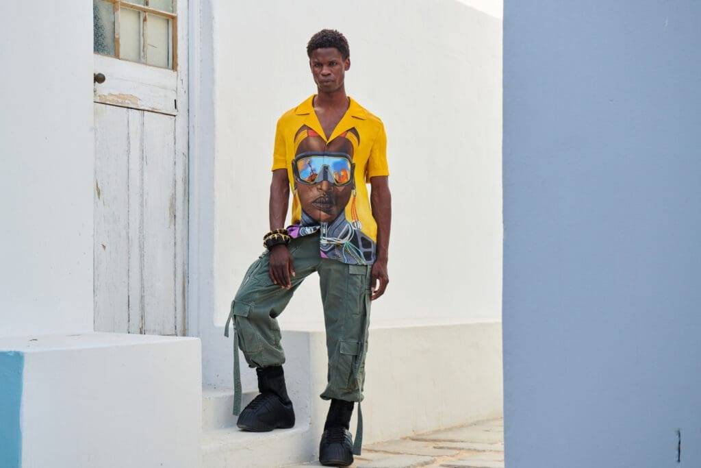 'The Lion King' inspired fashion by Balmain in partnership with Disney in celebration of the 30th anniversary of the film. (Photo by Joel Anderson)