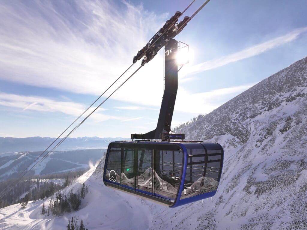 The Lone Peak Tram is Big Sky's newest attraction, taking visitors up to the very top of its iconic mountain peak. 