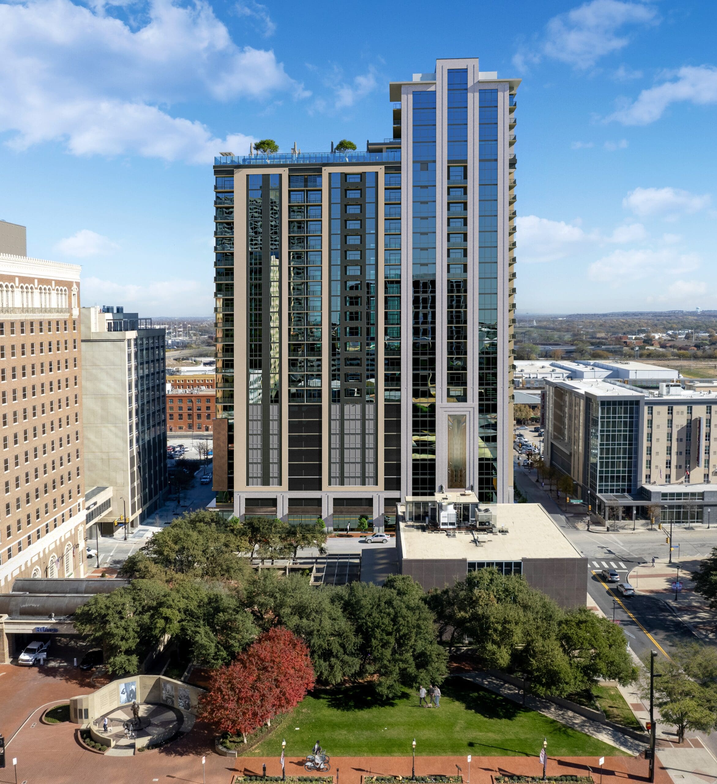 Fort Worth’s newest 27 story high rise.