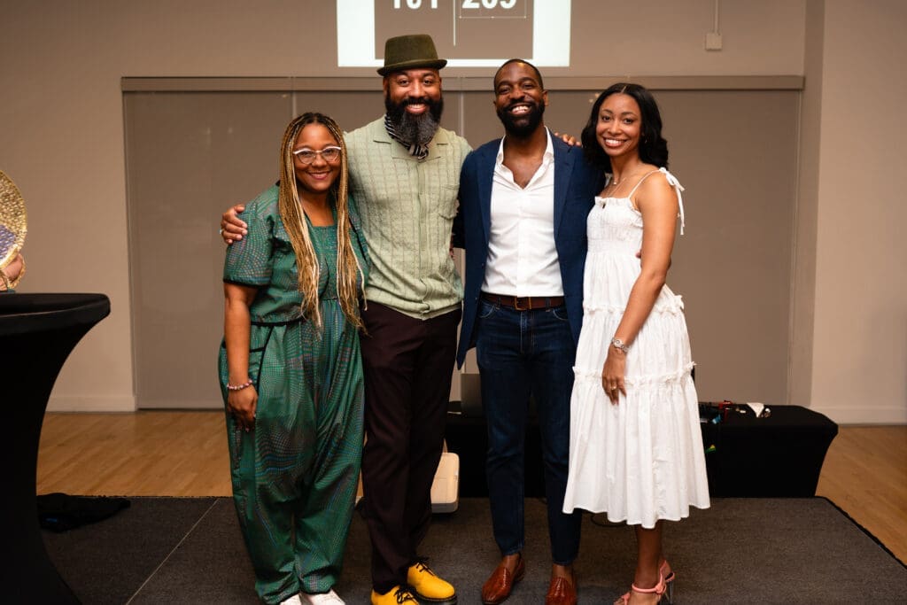 Chairs Seba & Anthony Suber, Fred & Carmen Rhodes at Luck of the Draw: Ecosystem. (Photo by Tasha Gorel, Natasha Nivan)
