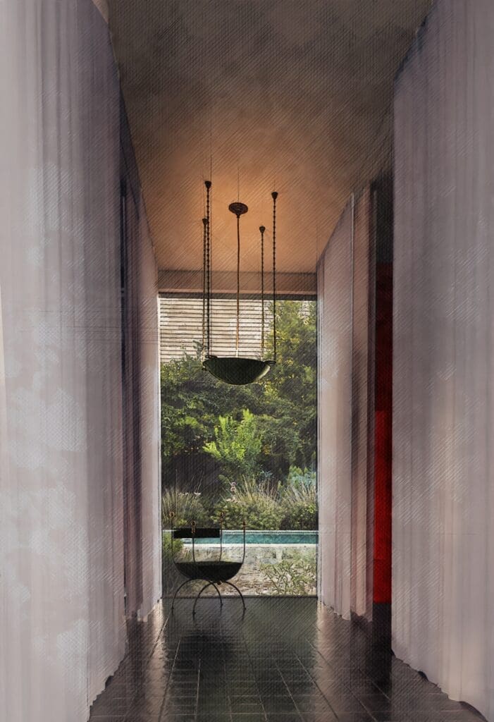 Get a look at the Hotel Saint Augustine lobby. The new Montrose hotel is on the verge of opening. (Rendering courtesy of Post Company)