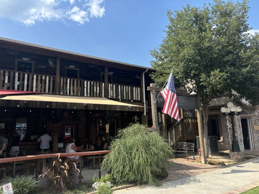 Fire Ant Brew pub is in the heart of Tomball, just off Main Street. (Photo by Laura Landsbaum)