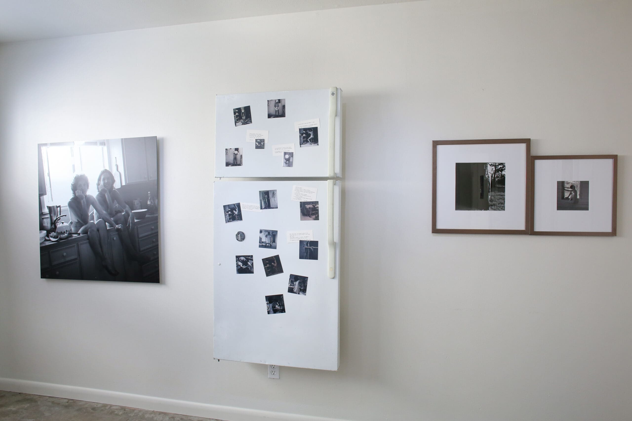 Mary Margaret Hansen's photos from her "Finding Our Way" series captivated attendees at FLATS' exhibition.