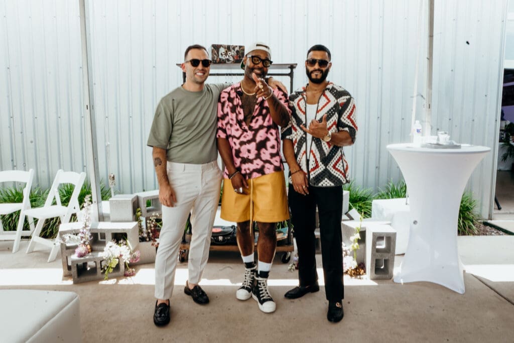Adam Weaver, Kevin Barnett, Haseeb Rehman at CoolxDad Real-Time Brunch (Photo by William Issac)