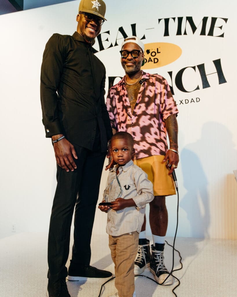 Jeremy Craft, Kevin Barnett at CoolxDad Real-Time Brunch (Photo by William Issac)