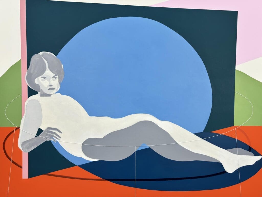 Colombian artist Aníbal Vallejo's signature painting Untitled #679 is part of the Houston exhibition, "The Figure Unraveled: The Seen and Unseen."
