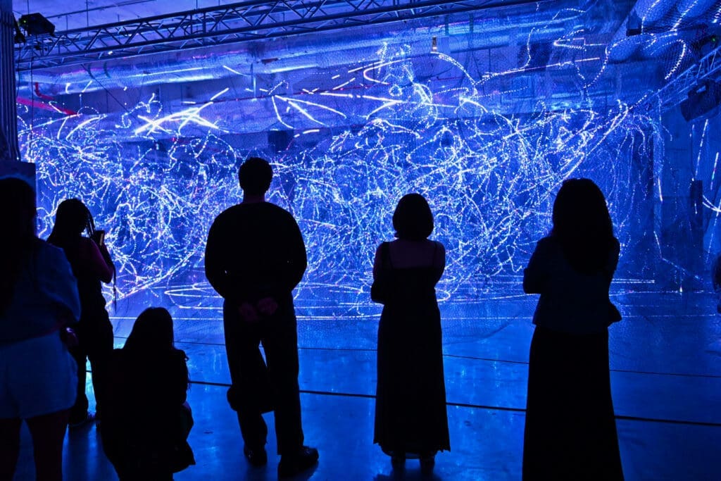 Quiet Ensemble's "Solar Dust" at POST Houston (Photo courtesy of Alex Montoya) 