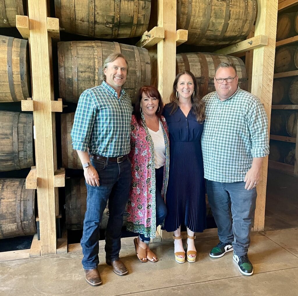 FWFWF co-founder Russell Kirkpatrick and executive director Julie Eastman join Southern Smoke's co-founder and executive director Lindsey Brown and founder Chris Shepherd. (Photo by Courtney Dabney)