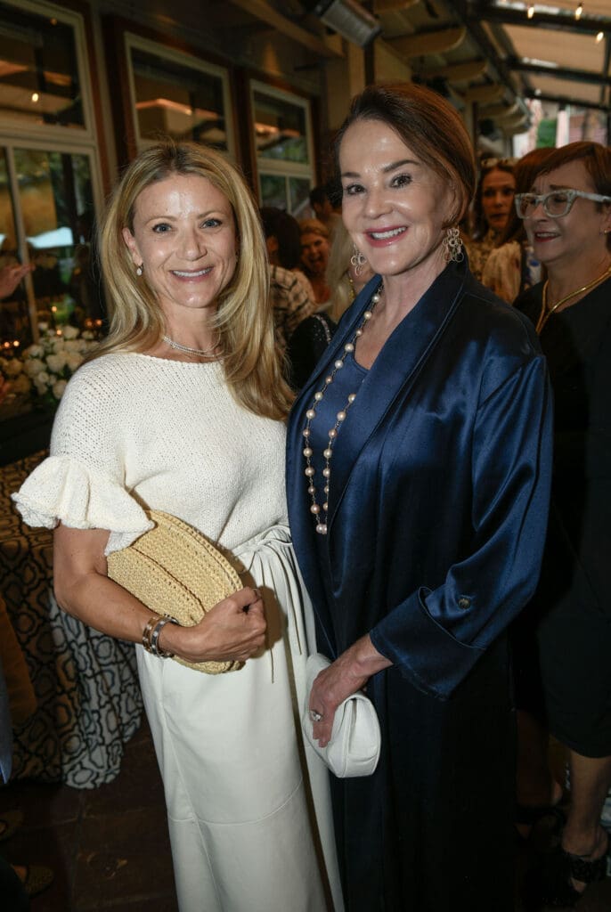 Stephanie Cockrell, Lisa Kopecky at MD Anderson Cancer Center events in Aspen