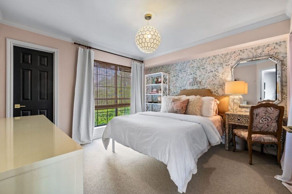One of three bedrooms in the townhome. 