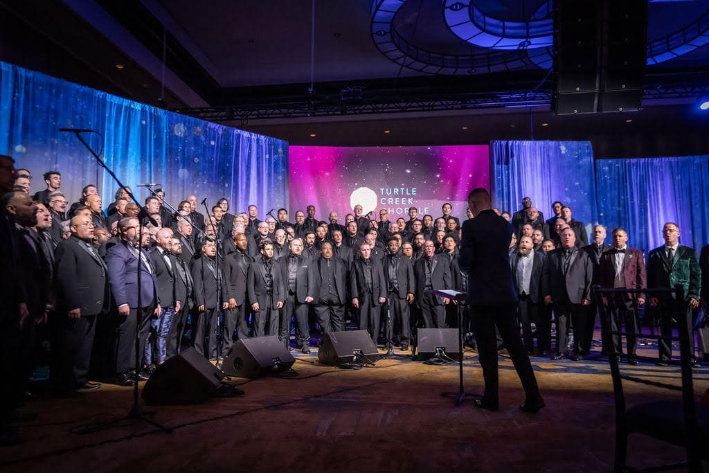The 2024 Turtle Creek Chorale performing in Dallas. (Photo by Cash Anglin)