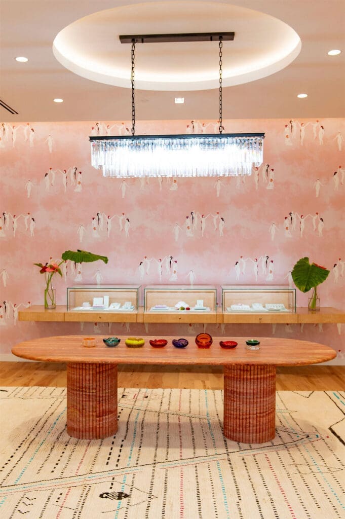 A shop-in-shop for emerging designers in Ylang 23. First up: L.A.-based Retrouvaí.  (Photo by Celeste Cass)
