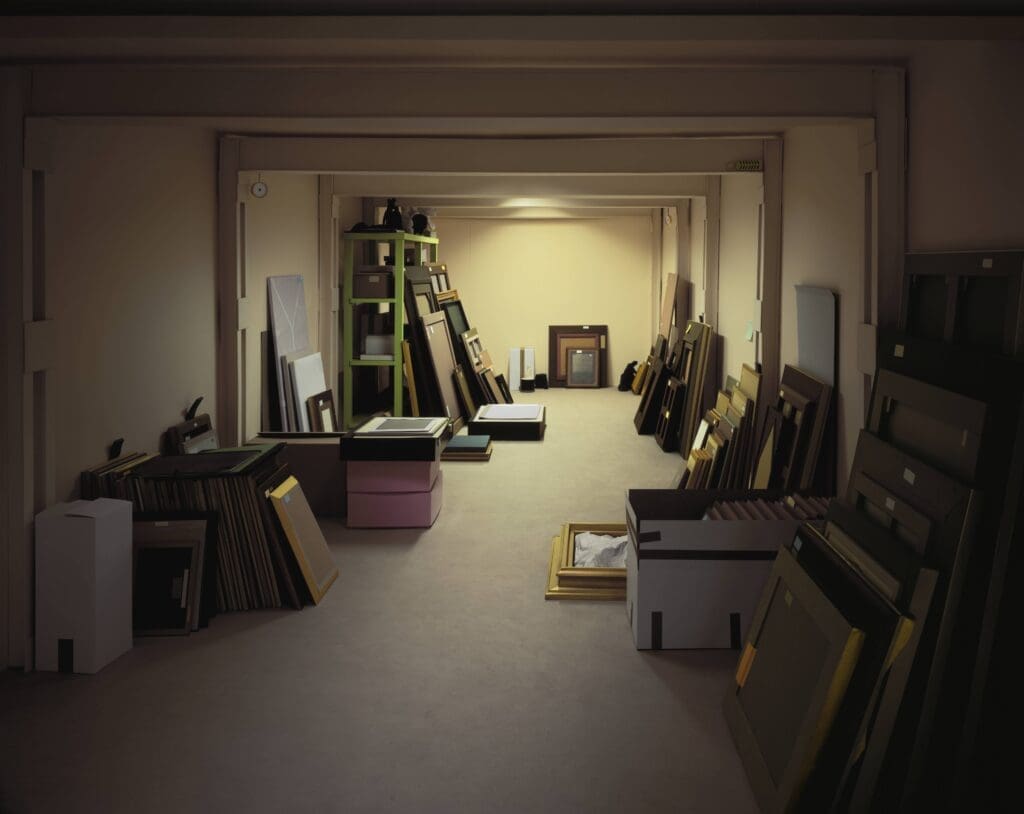 Thomas Demand's "Vault," 2012. Chromogenic
print. (Courtesy Thomas Demand Studio. ©
Thomas Demand, VG Bild-Kunst, Bonn)