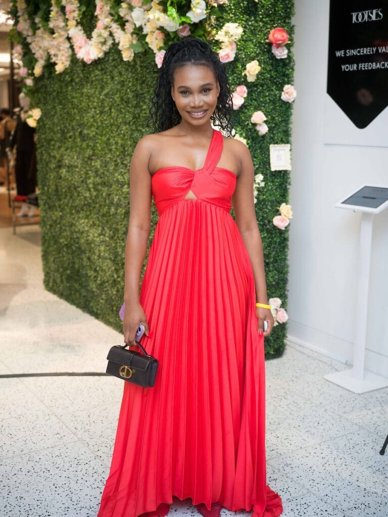 Basilia Akuchie at the Dress for Success Women of Wardrobe event at Tootsies. (Photo by Daniel Ortiz)