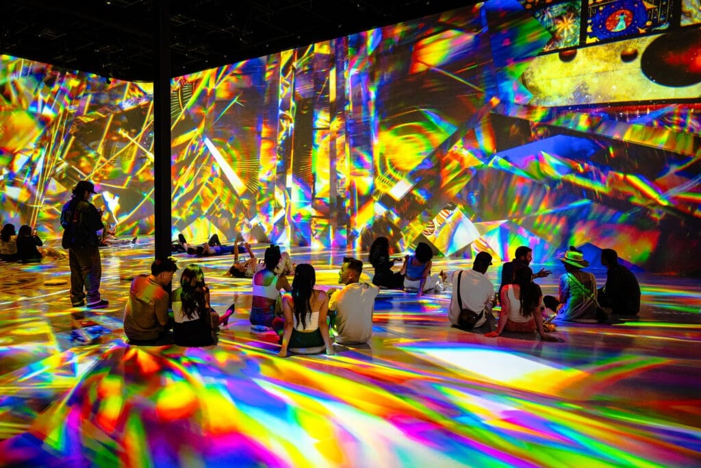 Artechouse Houston's "Beyond the Light" (Photo courtesy Artechouse)