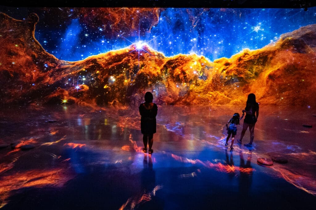 Artechouse Houston's "Beyond the Light" (Photo courtesy Artechouse) 