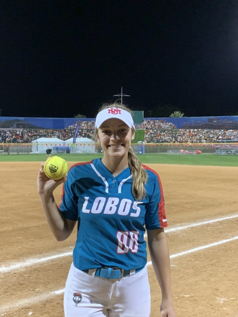 Andrea Howard, one of the best softball players in recent NCAA times, send a heartfelt text of appreciation to new University of Houston athletic director Eddie Nunez.