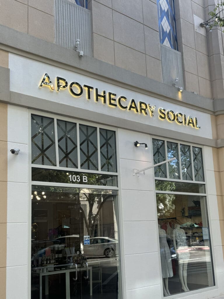 Apothecary Social is now open in West Village with a grand opening party coming soon.