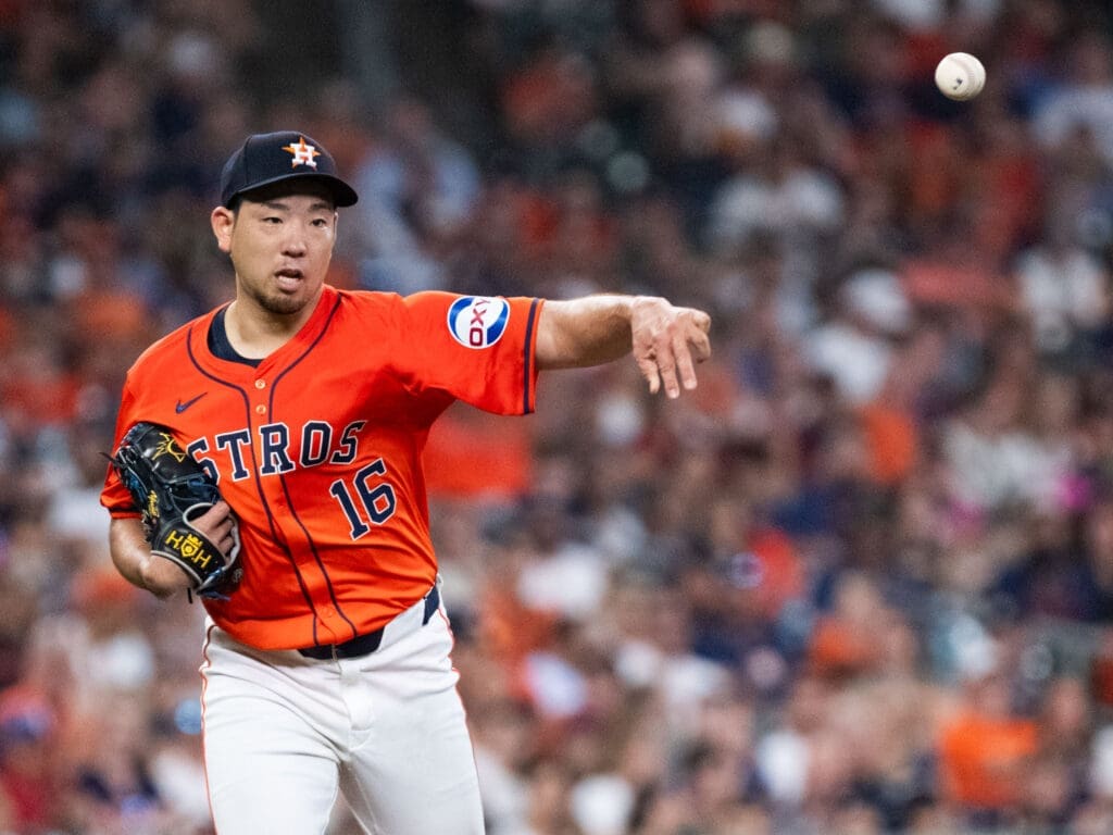 Yusei Kikuchi brings plenty of composure and veteran knowhow to the Astros. (Photo by F. Carter Smith)