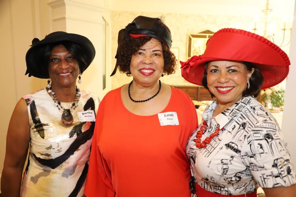 Bertha Abraham, Estell Porter, Valerie Golden at the Fort Bend Spring Brunch (Photo by Fort Bend Children's Discovery Center)