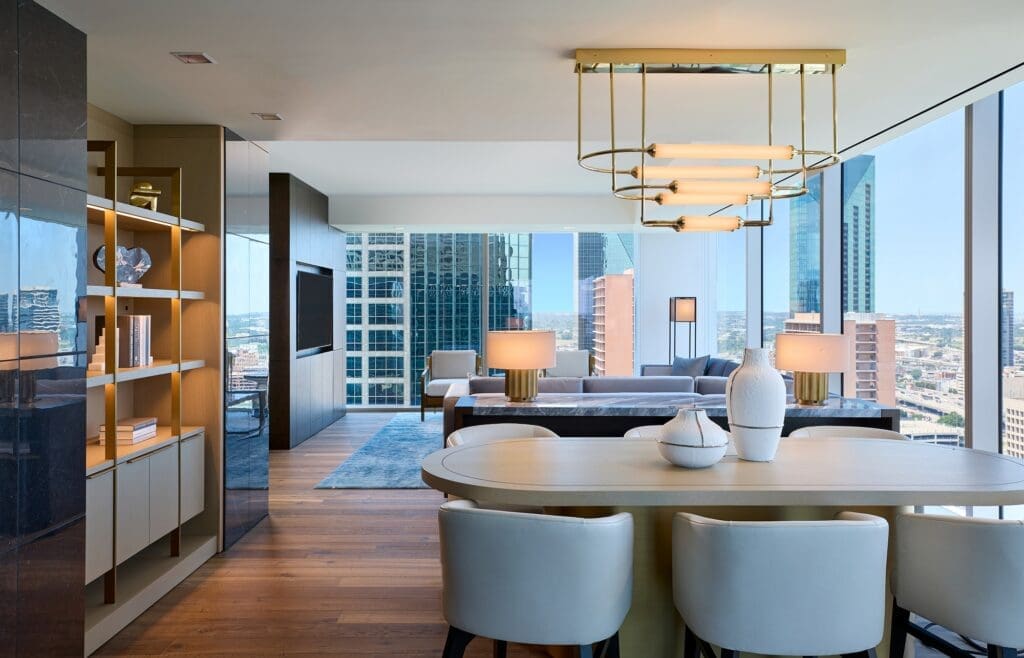 The Vice Presidential Suite at the JW Marriott Dallas Arts District is no ordinary room.