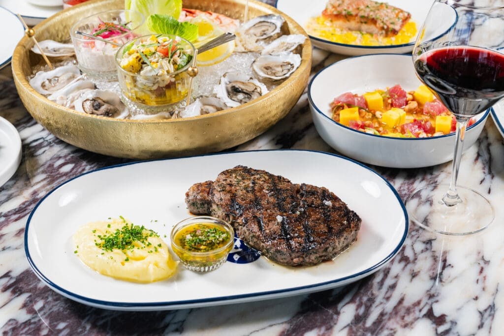 Even Coast offers steak, pasta, and seafood. (Photo by Jasonbyg Photography)