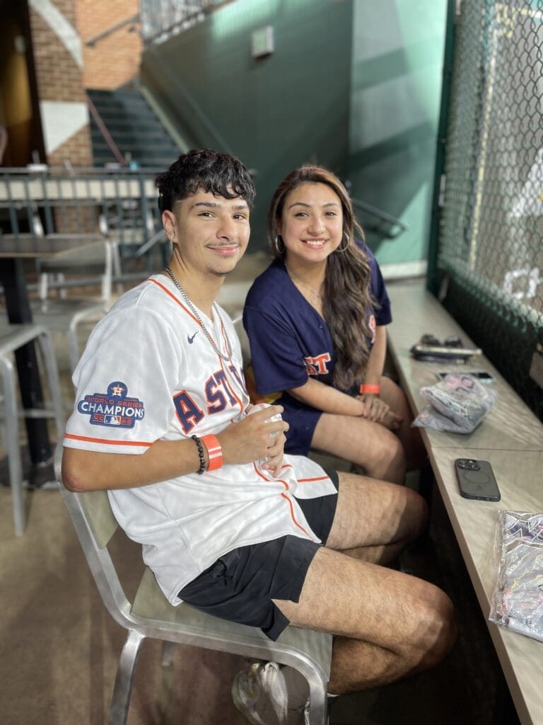 The Kyle Tucker Foundation gave Houston Hospice supporters a game memory like no other. (Courtesy Houston Hospice)
