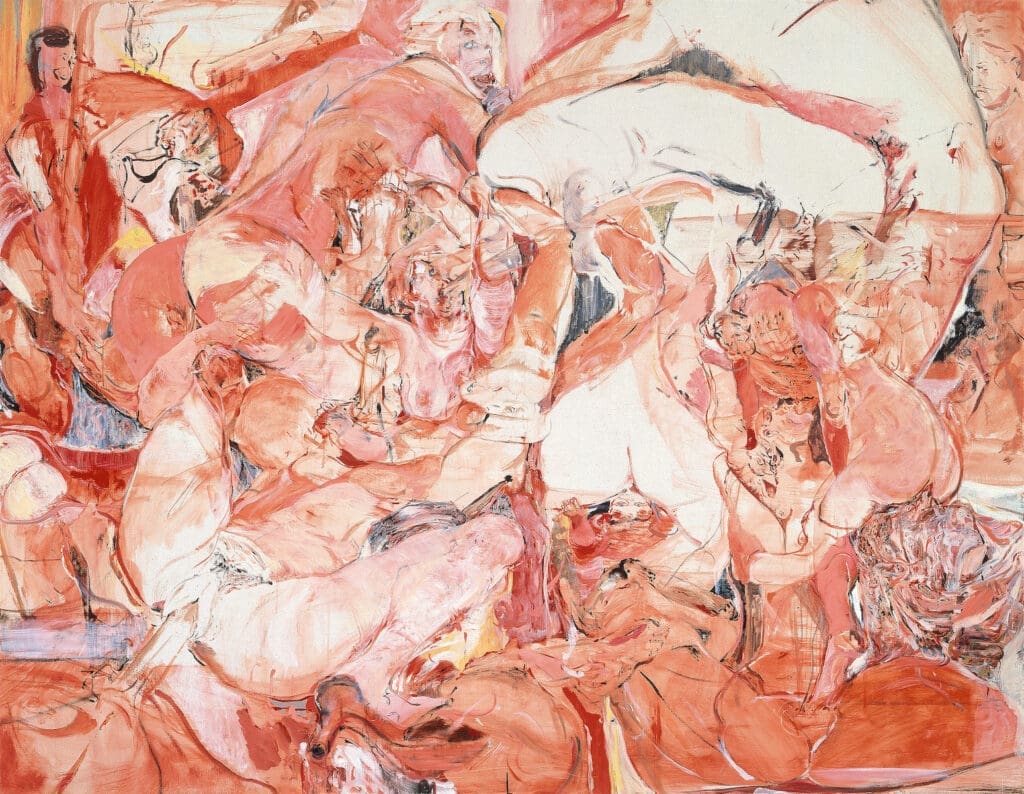 "On the Town," 1998. Cecily Brown