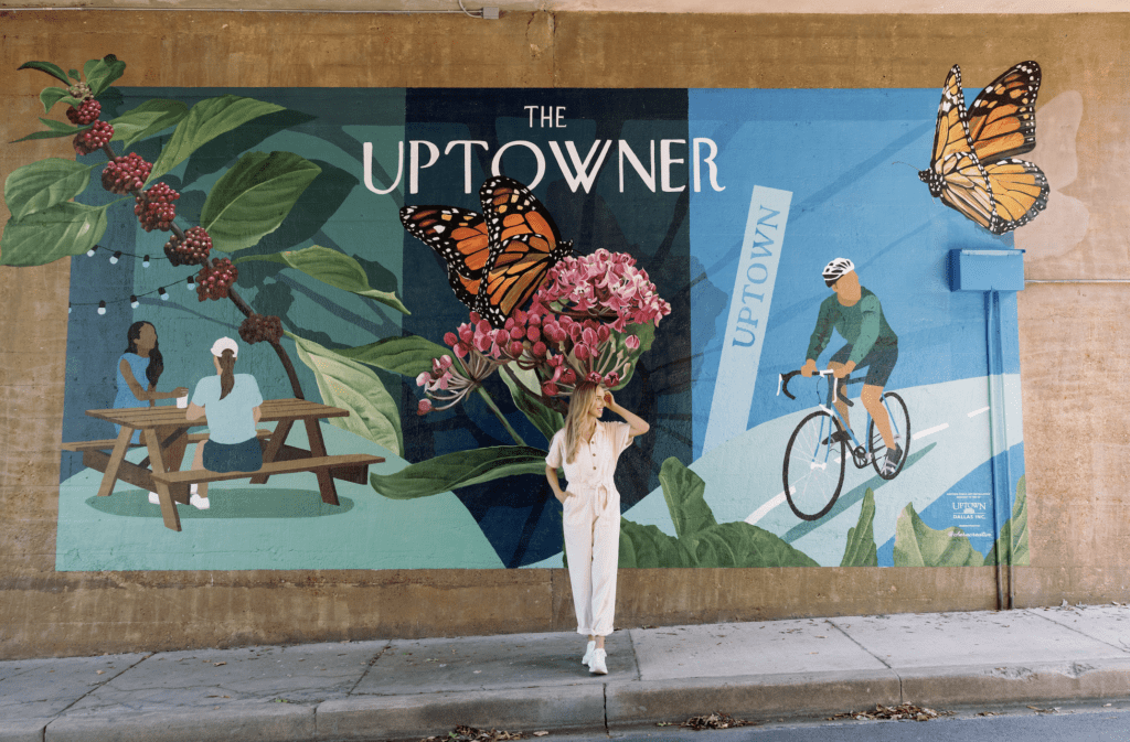 A Q&A with Chera Brooker — The Local Artist Behind Uptown Dallas Inc.’s Newest Mural