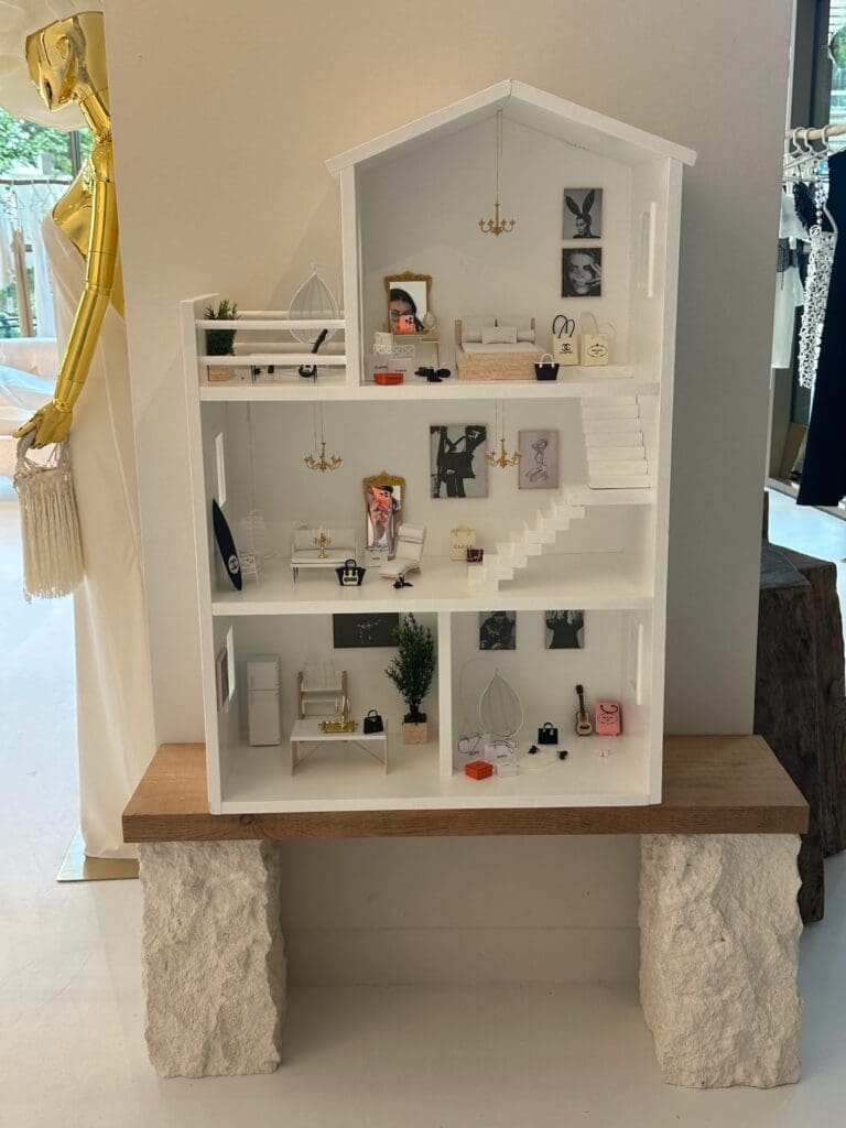 You'll find bespoke dollhouses in every Wyld Blue locations: Montauk, Aspen, the West Village, and Dallas. 