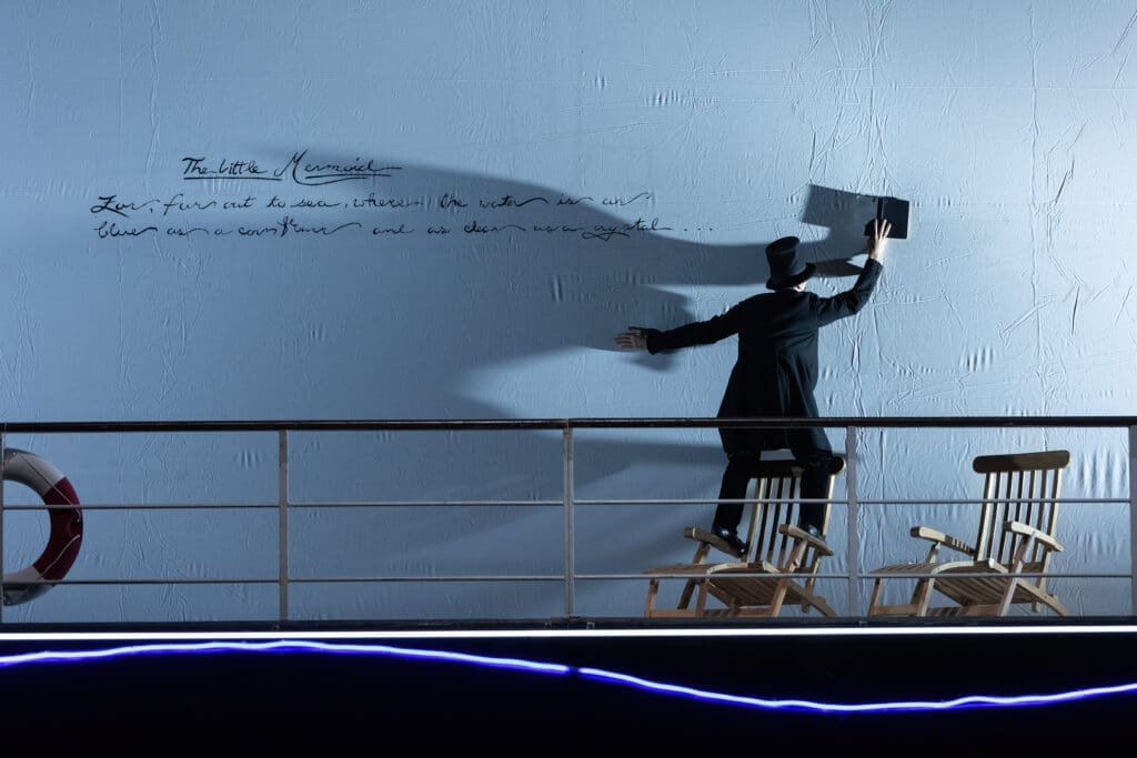 Houston Ballet principal Connor Walsh as The Poet in John Neumeier’s "The Little Mermaid." (Photo by Amitava Sarkar)
