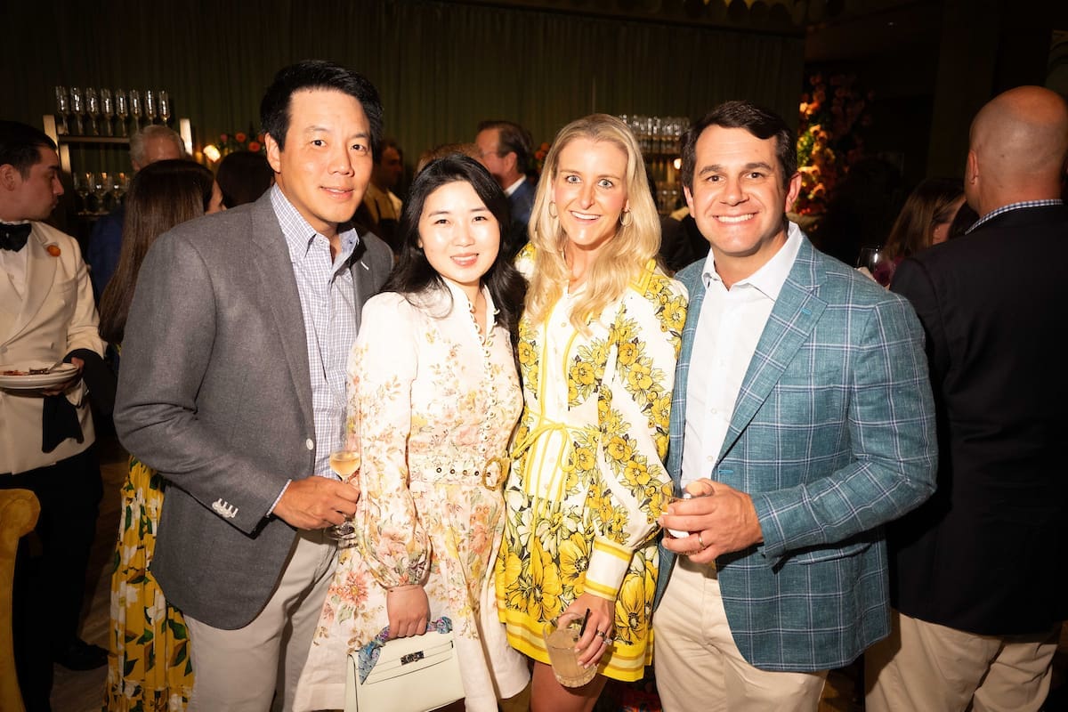 Michael &amp; Mayleen Tsang, Alice &amp; J.W. Lodge at Children's Memorial Hermann Hospital 'Meet Us at the Club' friend-raising event. (Photo by Daniel Ortiz)
