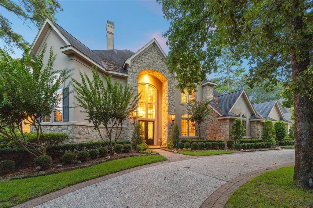 231 Angel Leaf Road is a gated property nestled on an almost one-acre lot. 