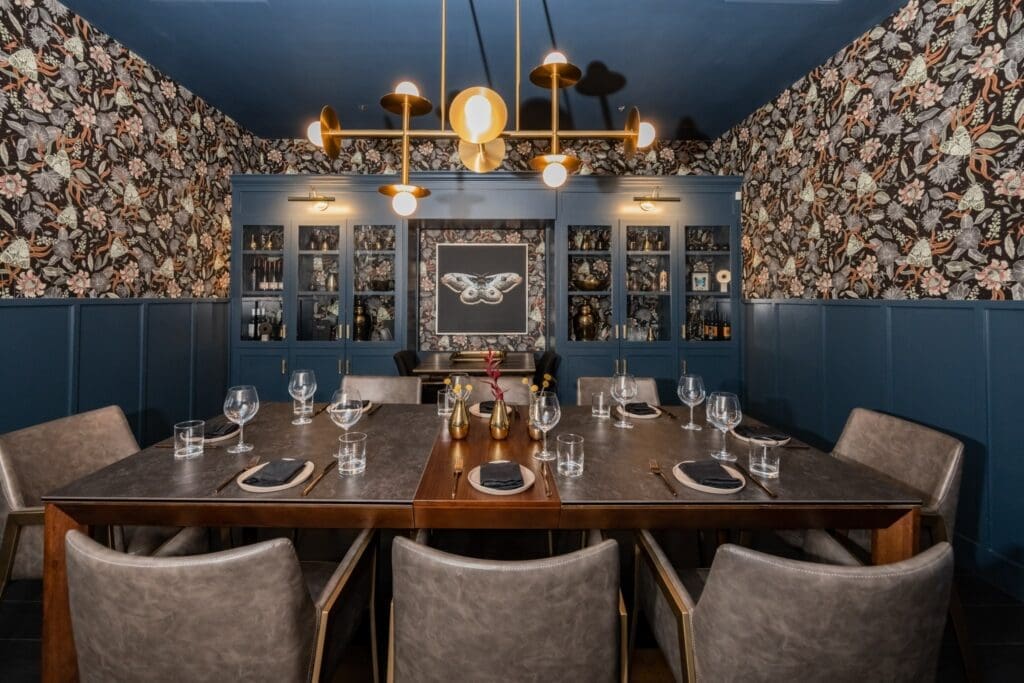 The Saint's private dining room seats up to 10 people. (Courtesy)