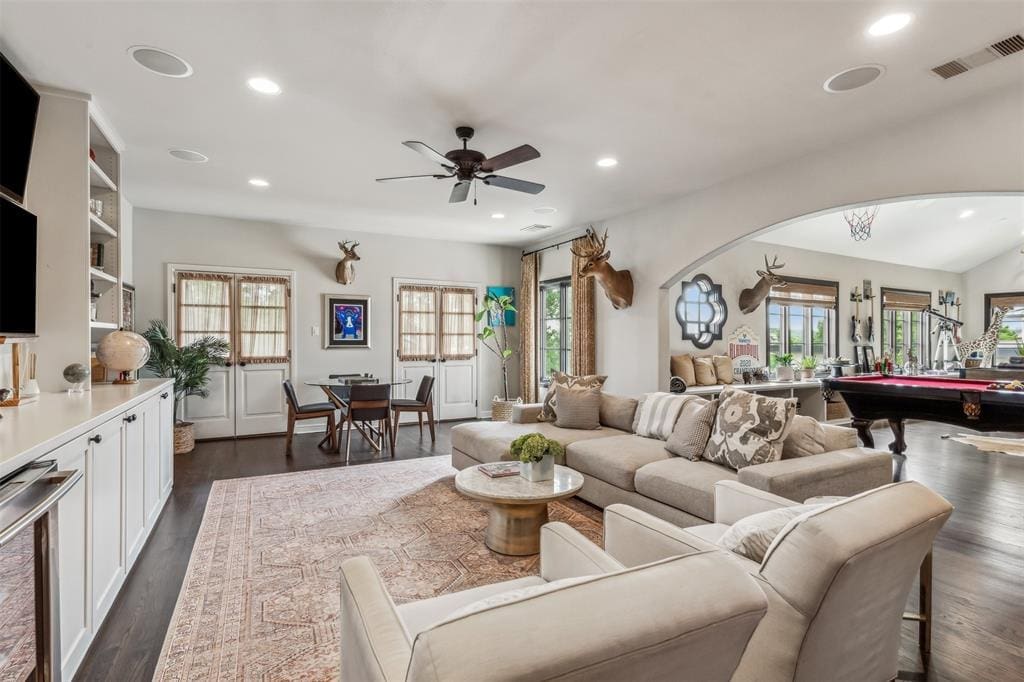 The den and playroom are perfect for casual fun. (Photo by Norman & Young - Compass)