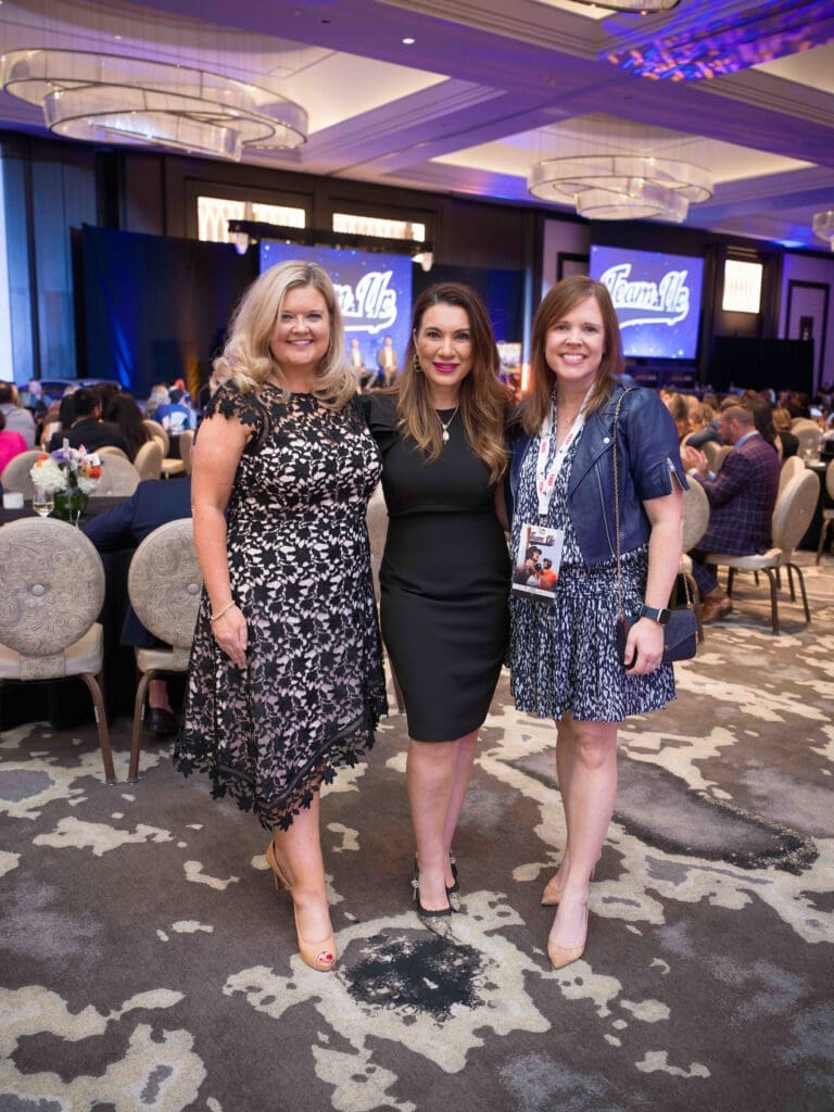 Ann Massey, Isela Garcia, Jamie Grissom at the 'Team Up' fundraiser (Photo by Daniel Ortiz)