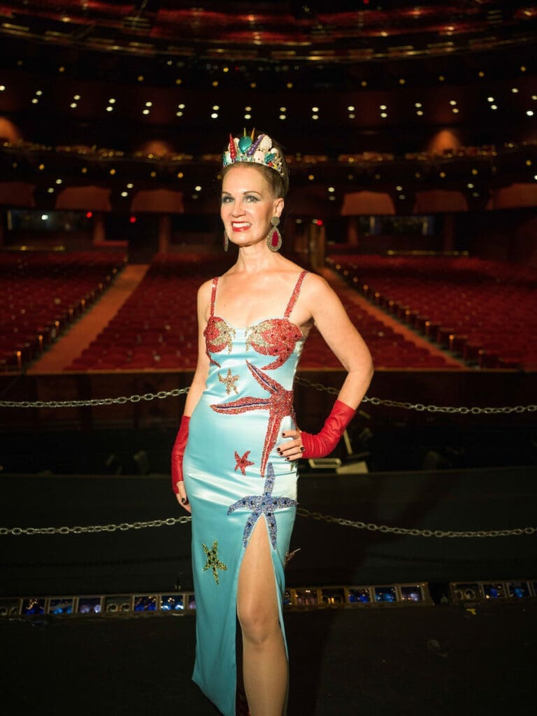 Beth Muecke at Houston Ballet's opening night dinner. (Photo by Daniel Ortiz)