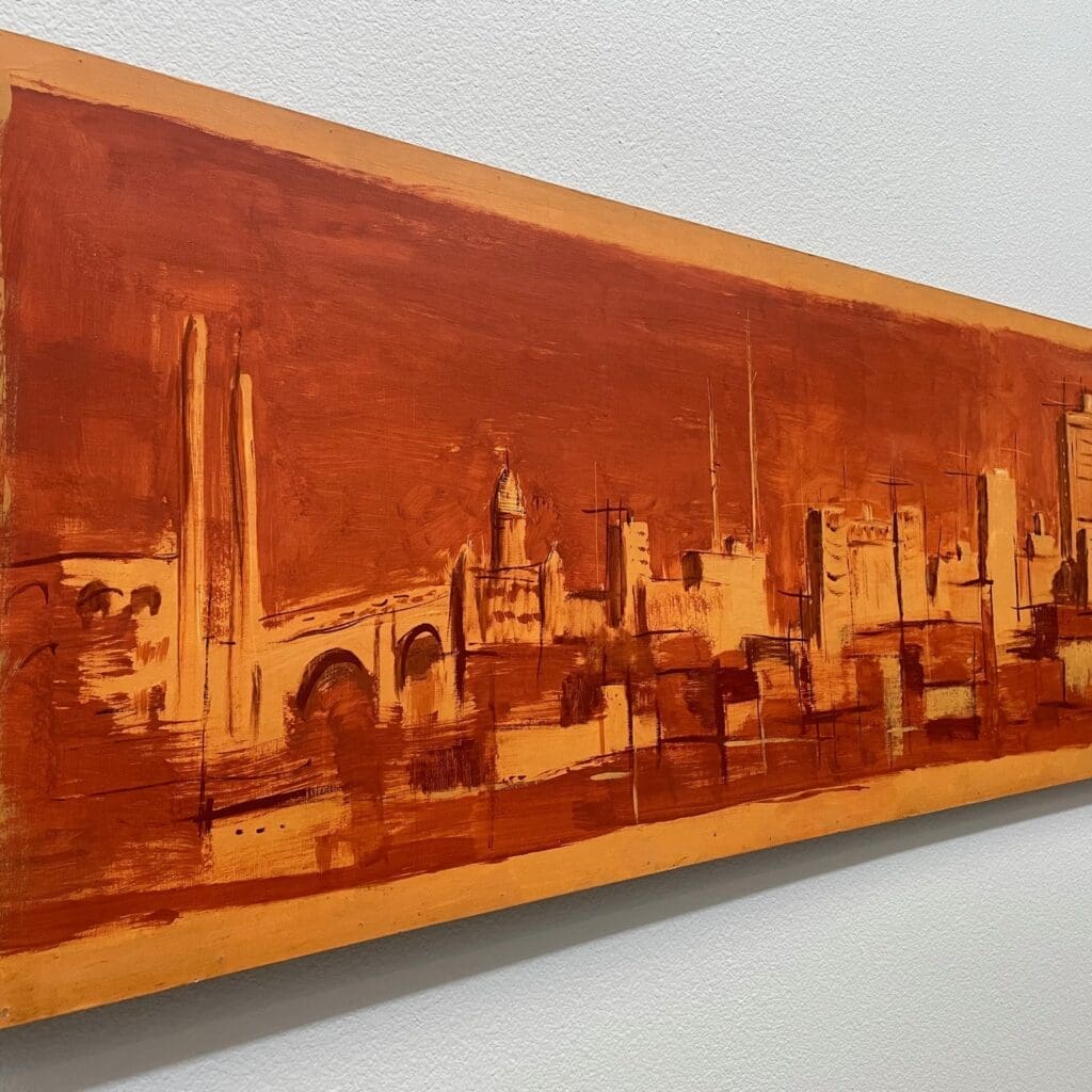 Emily Guthrie Smith's Fort Worth Skyline (1955) will be on display at Gallery 440.