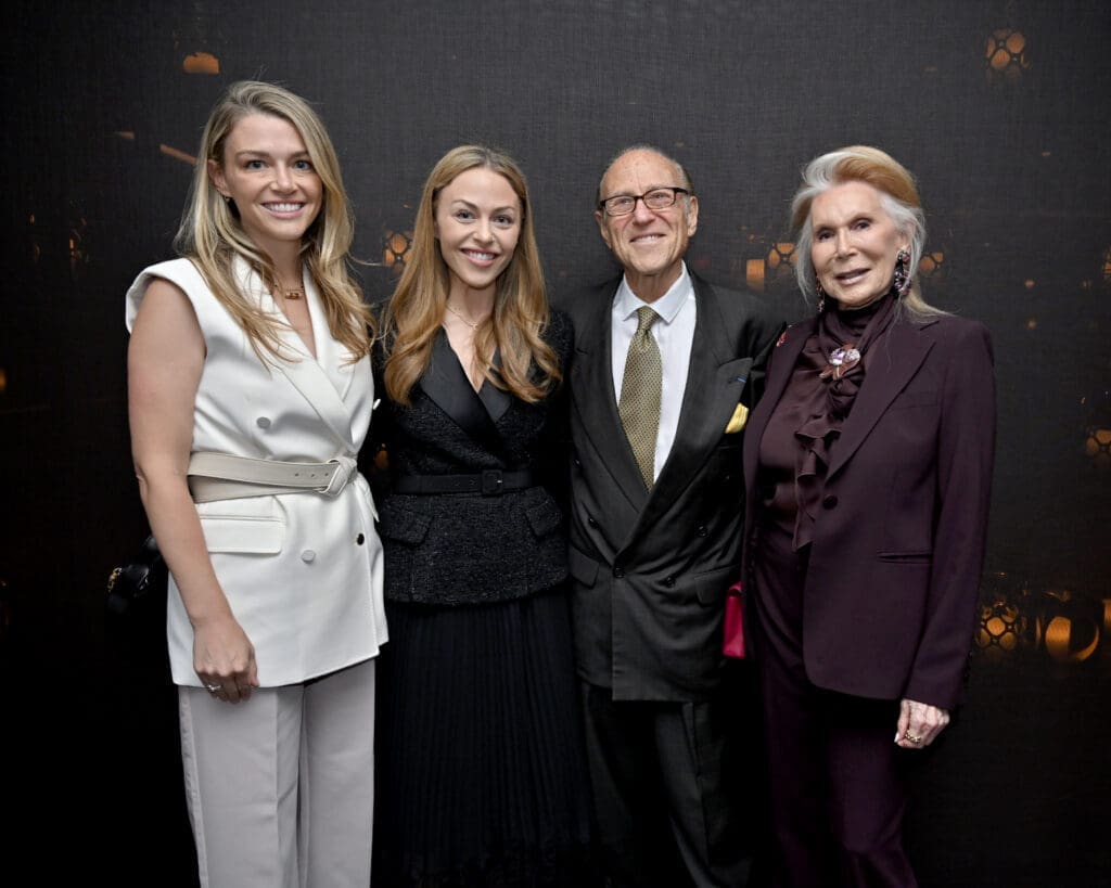 Brittany Sakowitz, Lexi Sakowitz Marek, Robert Sakowitz, Joan Schnitzer at the generations of philanthropy Fall Féte at Steak 48. (Photo by Alex Montoya)