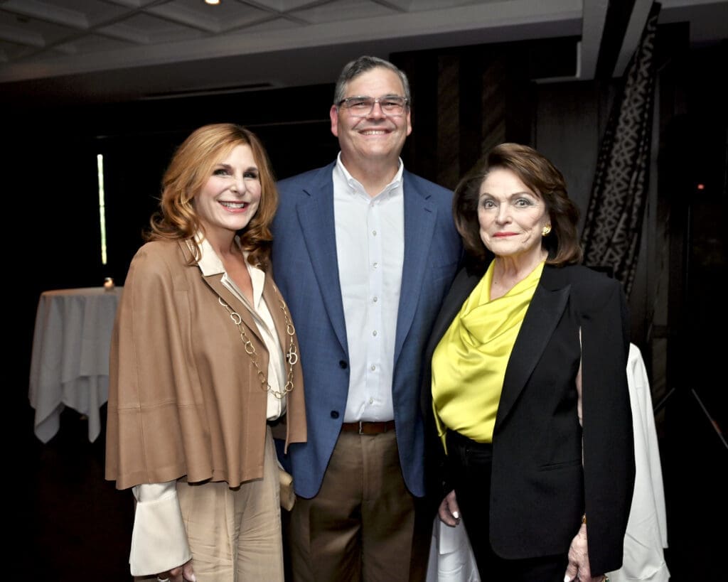 Cynthia Wolff, Ed Wolff, Beth Wolff  at the generations of philanthropy fall fête at Steak 48. (Photo by Alex Montoya)