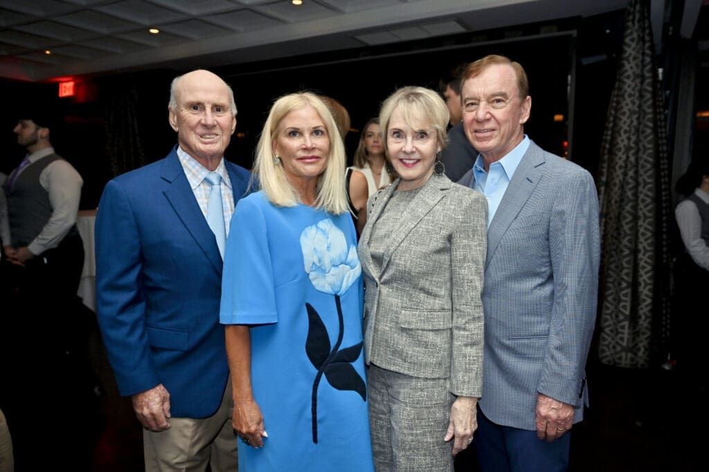Eddy & Kelli Blanton, Karen & Mike Mayell at the generations of philanthropy Fall Féte at Steak 48. (Photo by Alex Montoya)