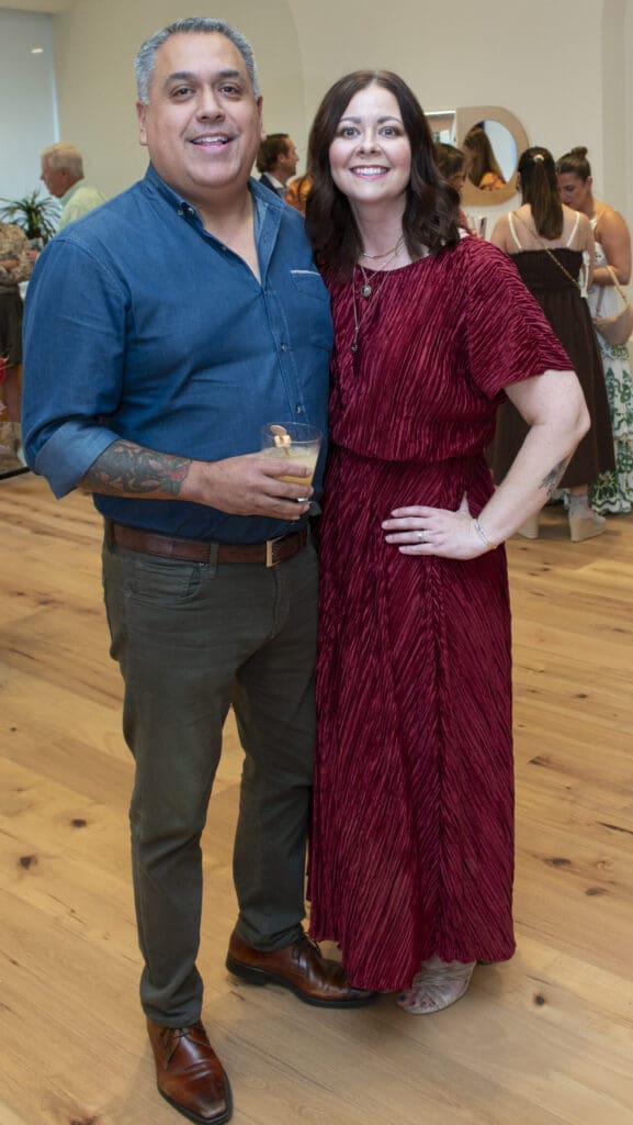 Frank Ybarra and Charity Ybarra (Photo by Tamytha Cameron)